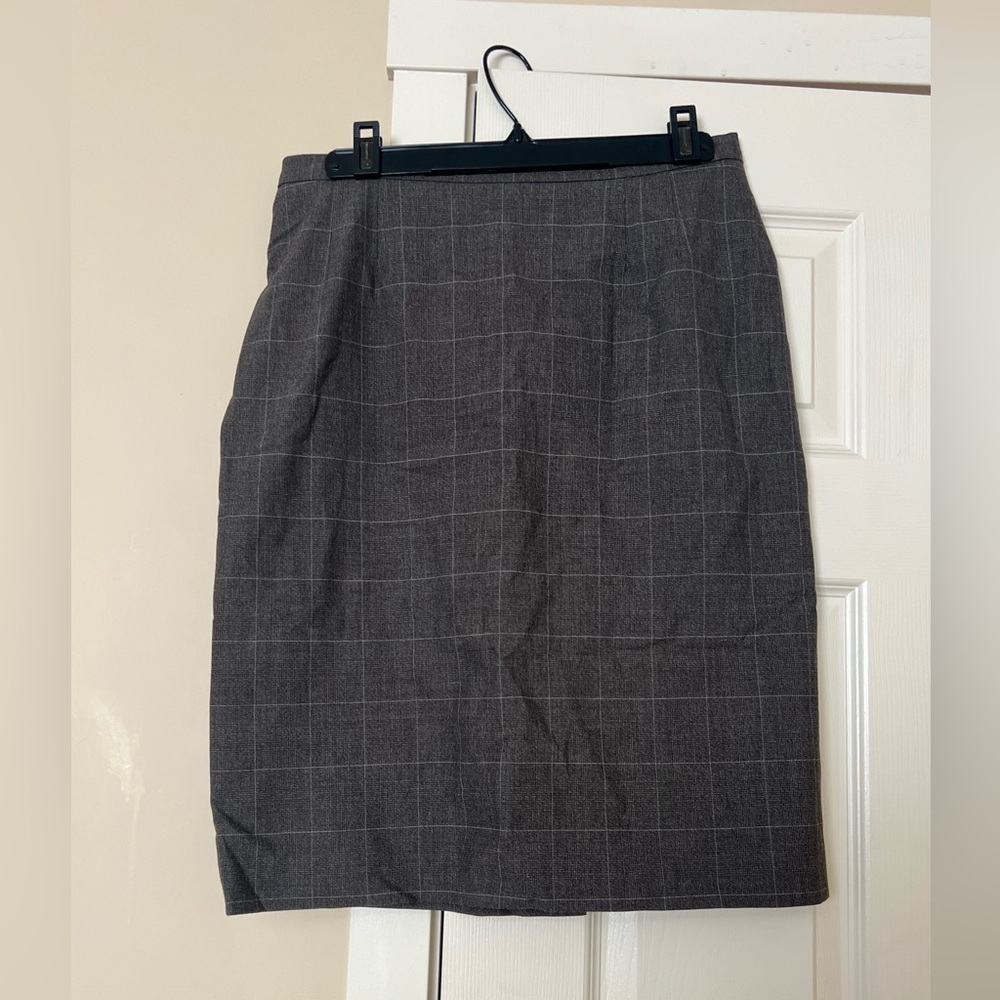 Louben | Brown patterned pencil skirt